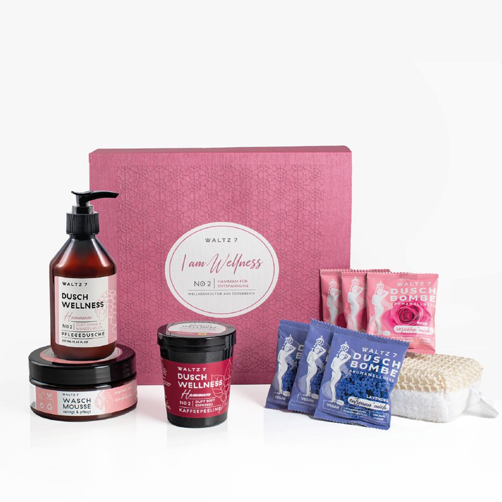 WALTZ 7 Duschwellness-Geschenkset Hammam