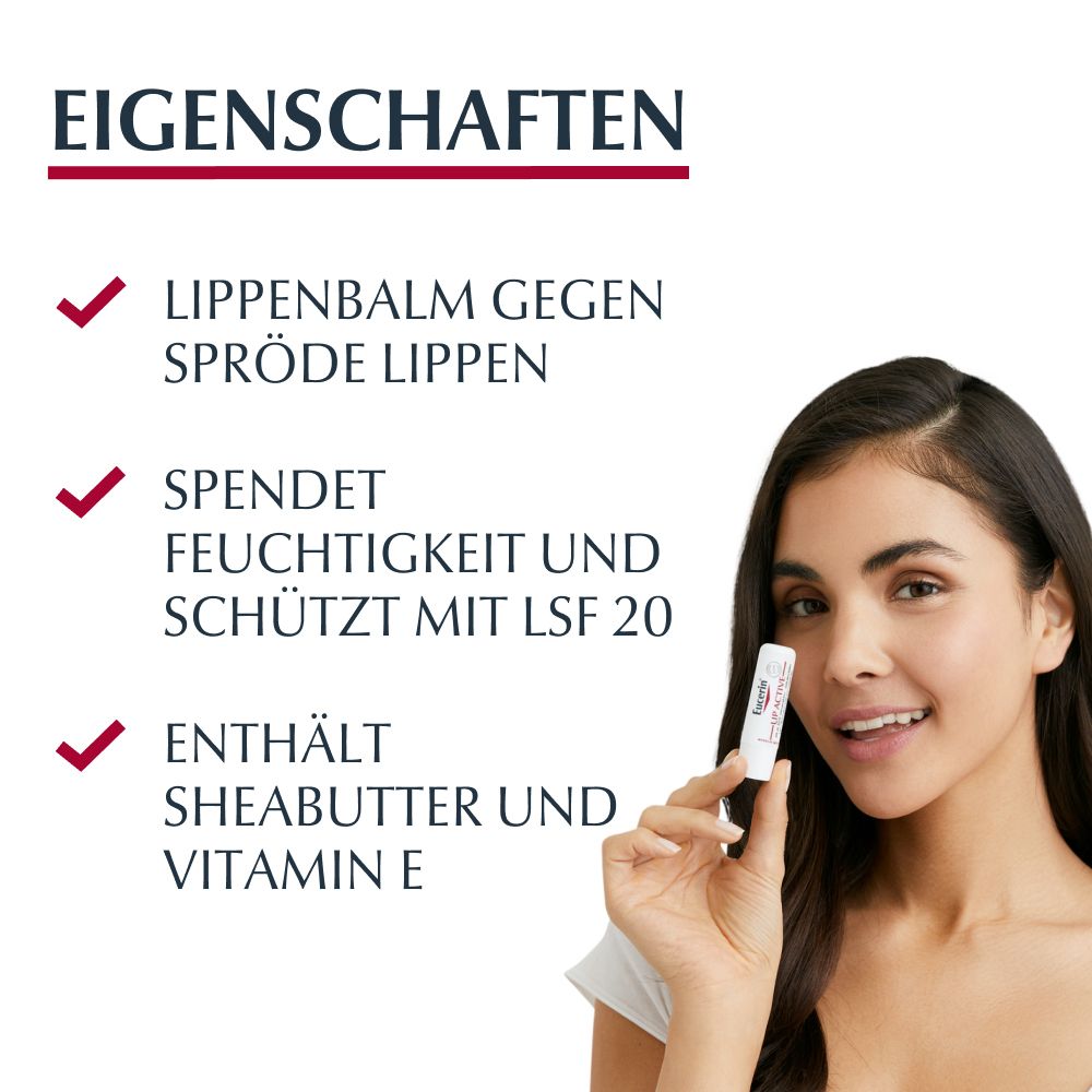 Eucerin® Lip Active - Lippenpflege gegen trockene, spröde und rissige Lippen