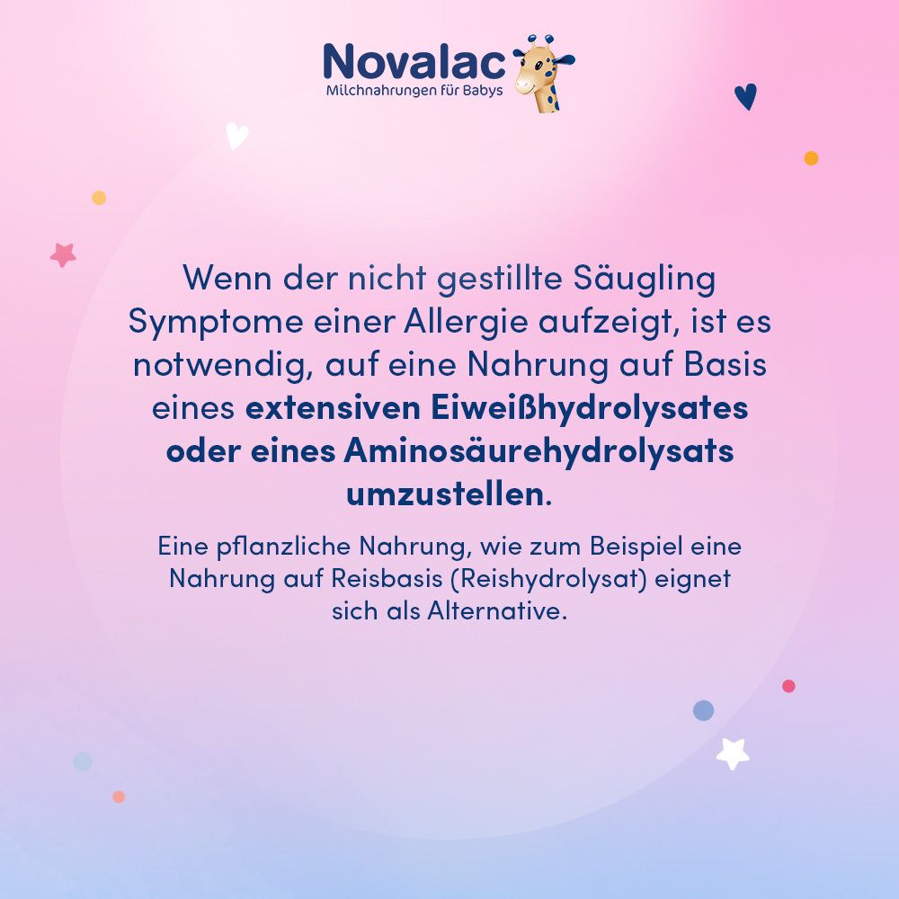 Novalac Allernova AR Spezialnahrung von Geburt an