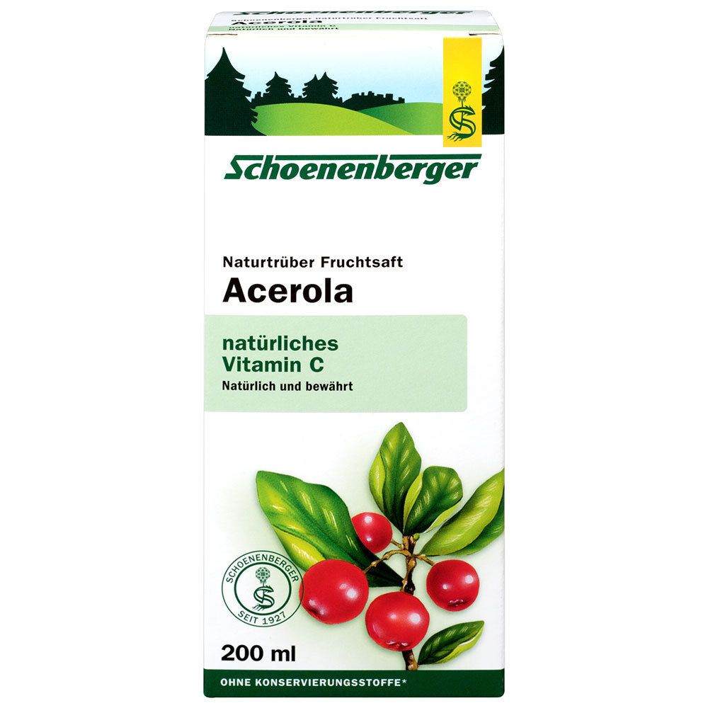 Schoenenberger® Acerola, Naturtrüber Fruchtsaft