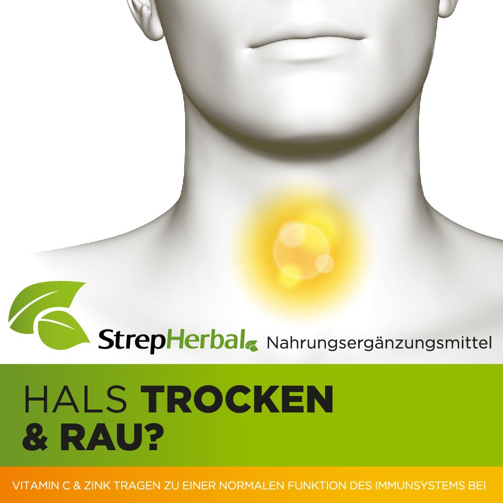 Strepsils 8,75 mg Lutschtabletten  + StrepHerbal Pastillen Propolis-, Zitronenmelisse- & Honiggeschmack