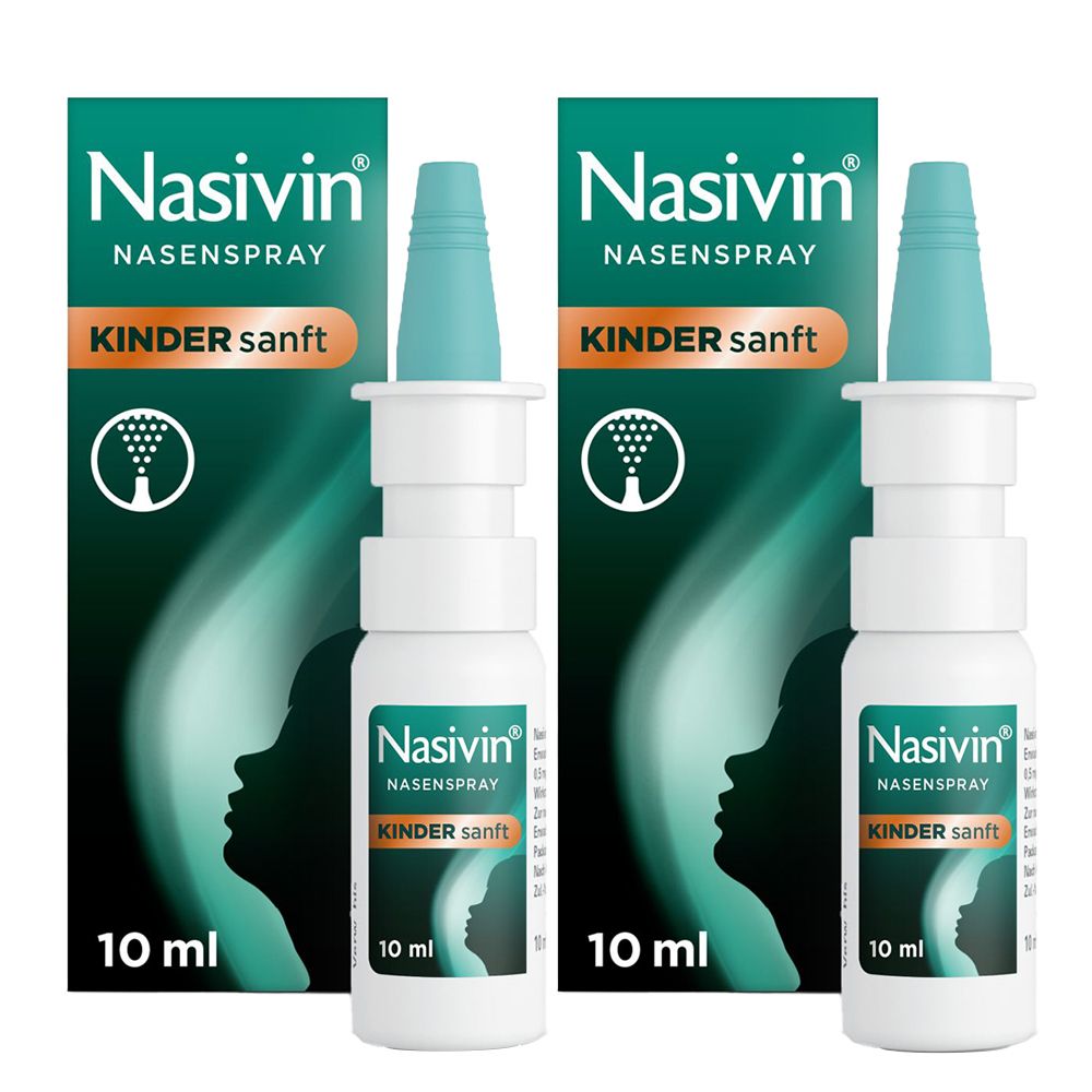 Nasivin® Kinder Sanft 0,025% Nasenspray - Jetzt 10% Rabatt sichern mit dem Gutscheincode „nasivin10“