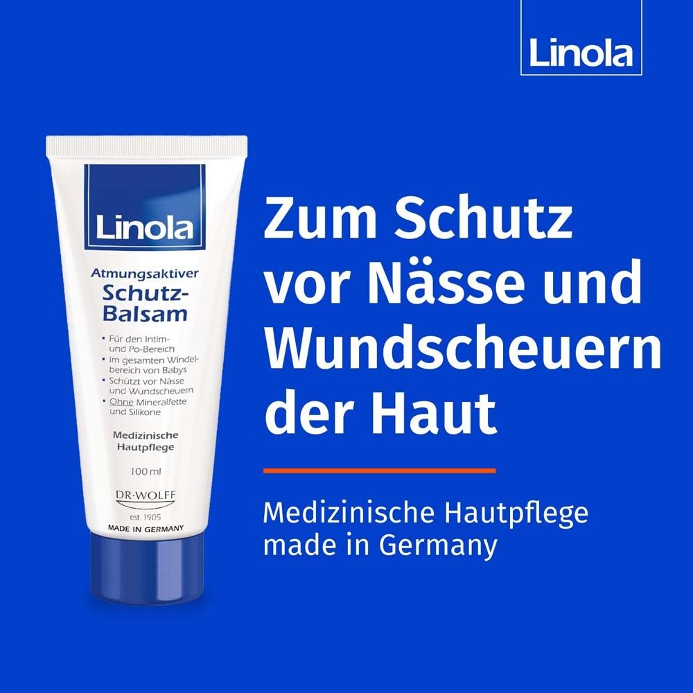 Linola Schutz-Balsam - Wundschutzcreme bei Hautwolf oder gereizter Haut