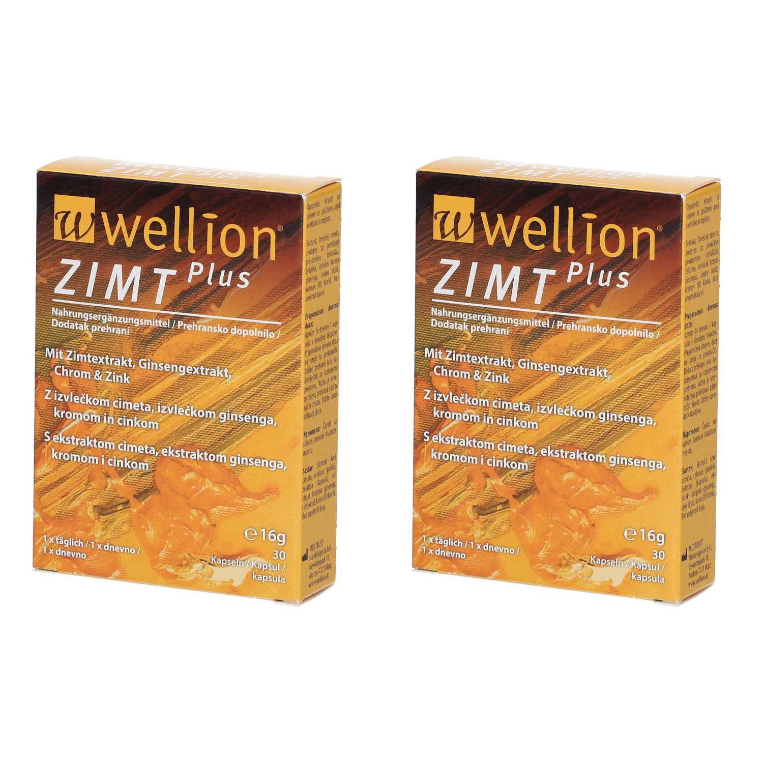 Wellion Zimt plus Zimtextrakt & Ginseng