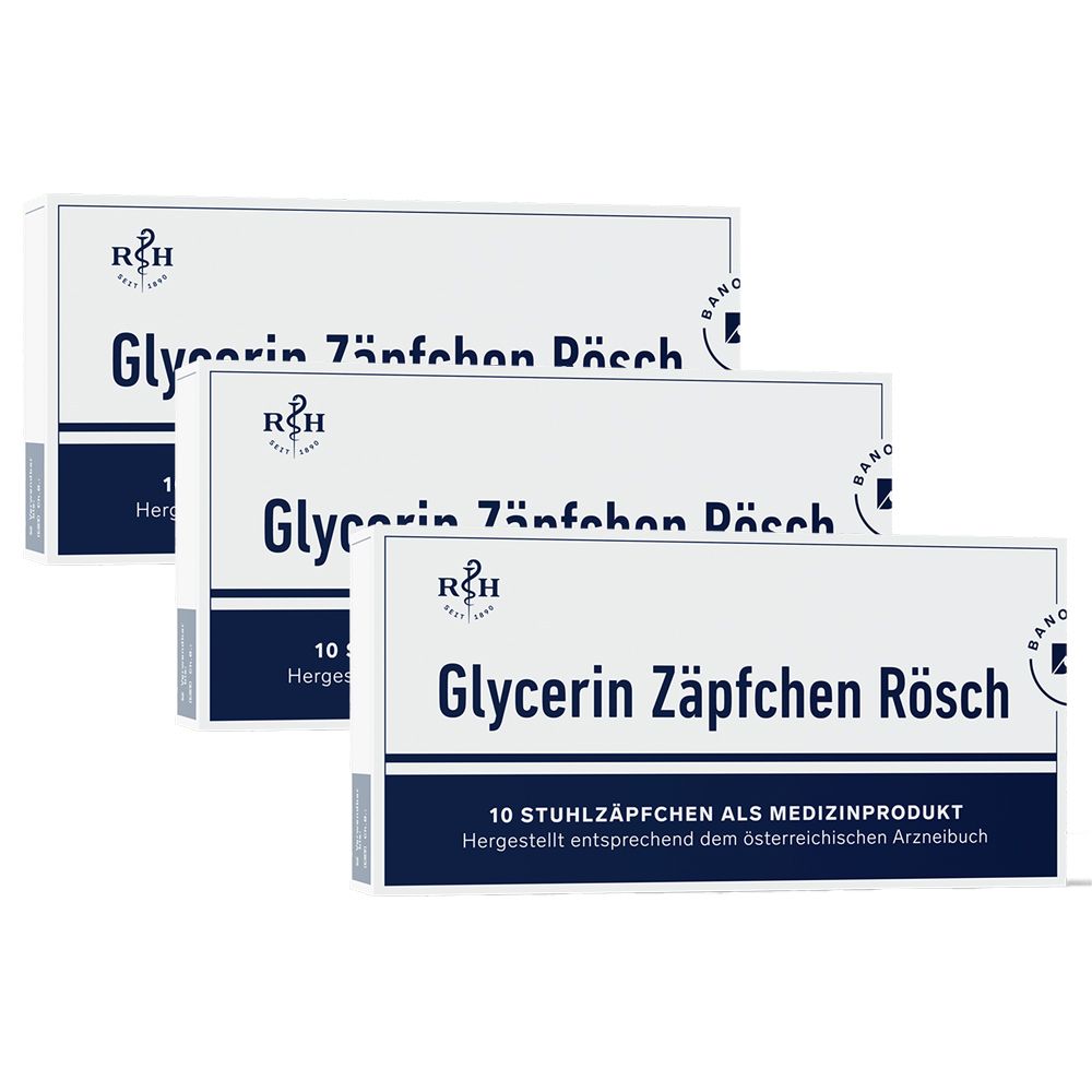 Glycerin Zäpfchen Rösch 3 G 3x10 St Shop Apotheke 8947