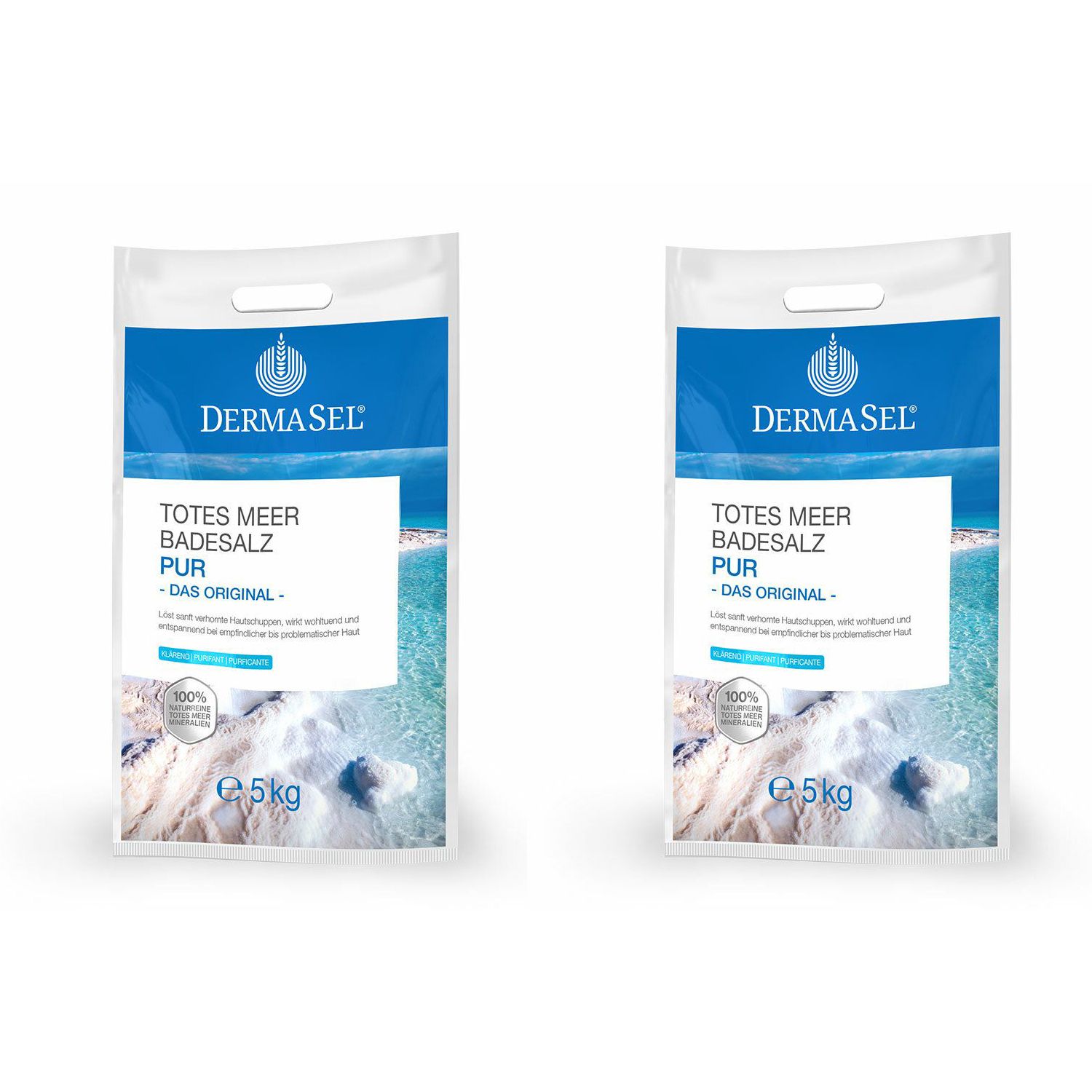 DERMASEL® Totes Meer Badesalz Pur