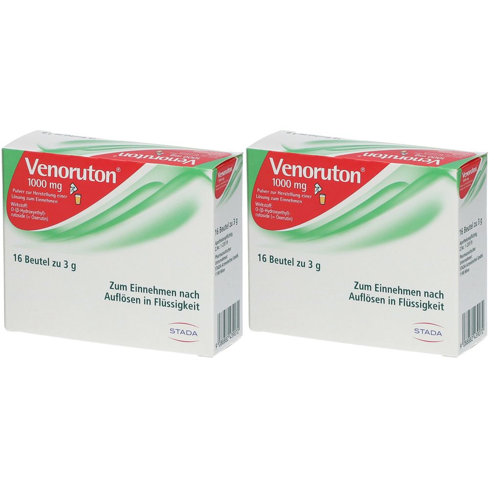 Venoruton® 1000 mg Pulver bei Beschwerden der Beinvenen und Hämorrhoiden