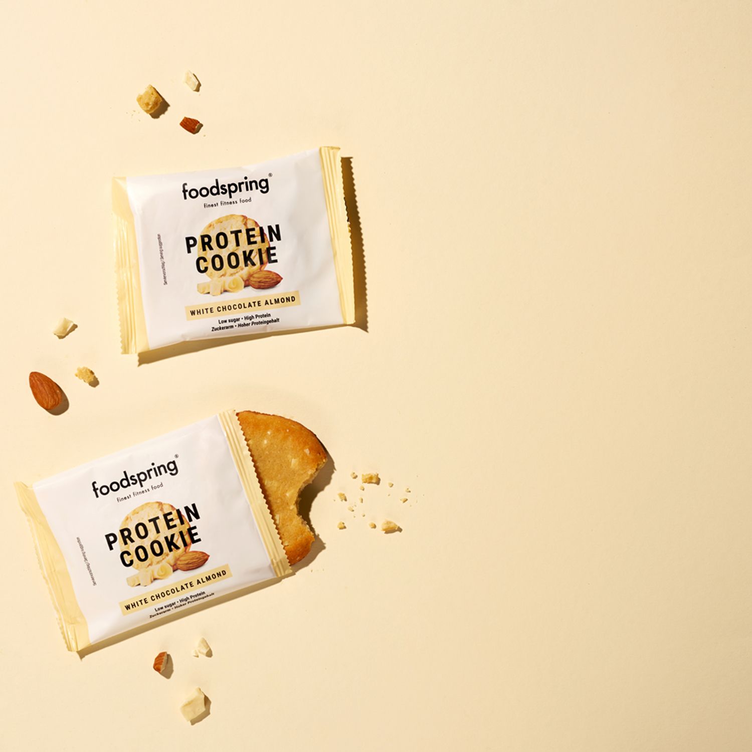 foodspring® Protein Cookie Weiße Schoko-Mandel