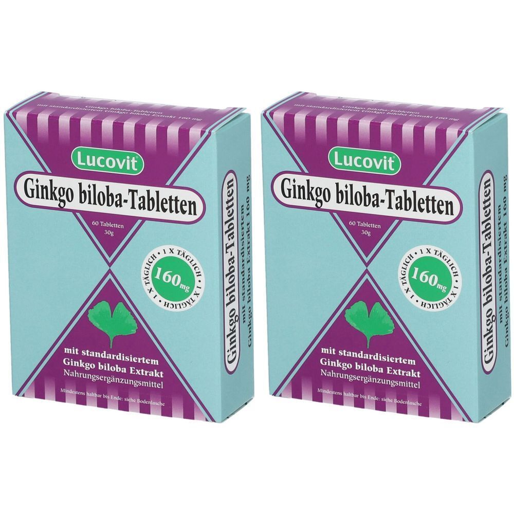 Lucovit Ginkgo biloba-Tabletten 160 mg