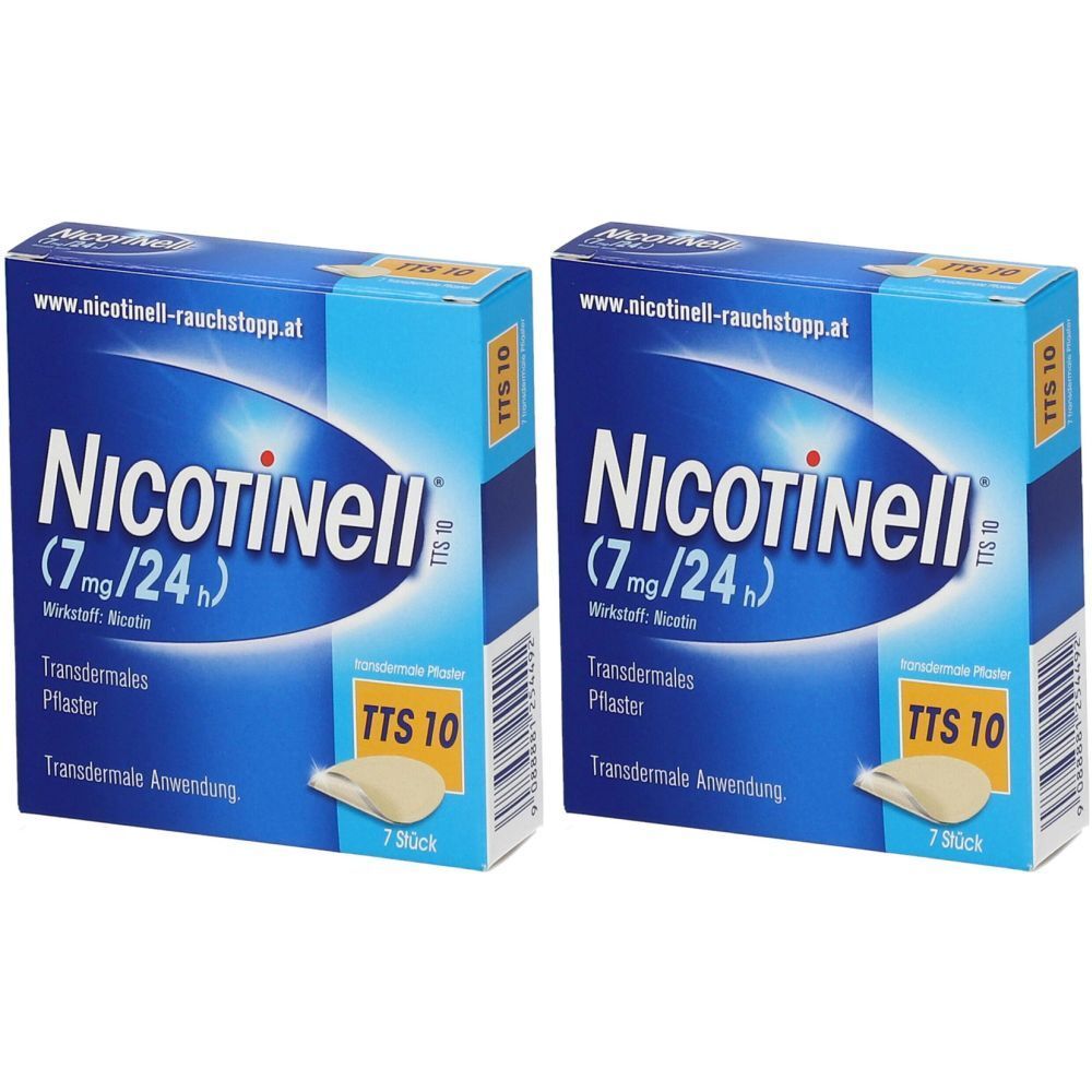 NICOTINELL® Transdermales Pflaster TTS 10 Doppelpack