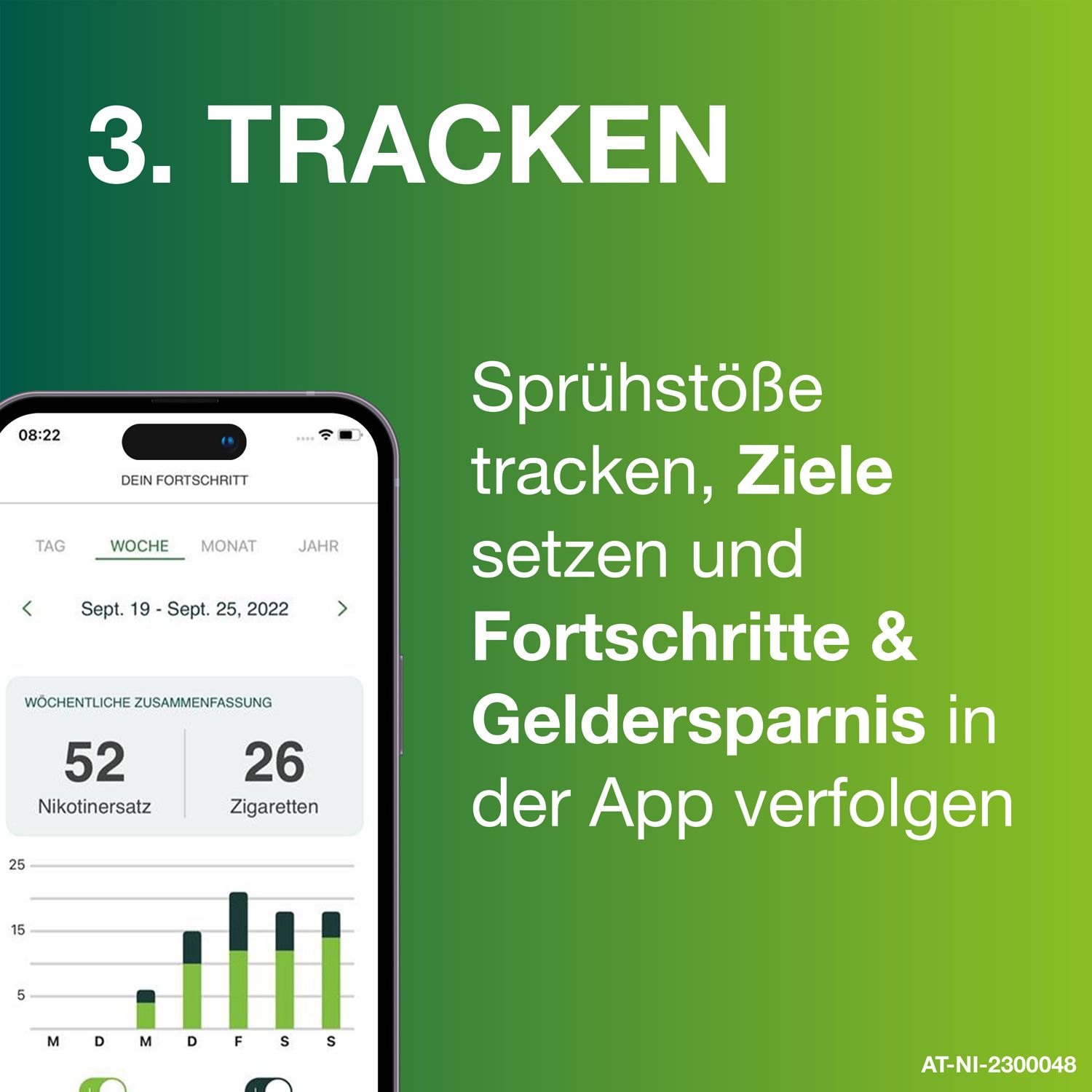 nicorette®  fruit & mint Spray 1 mg - Jetzt 10% sparen mit dem Code „nicorette10“