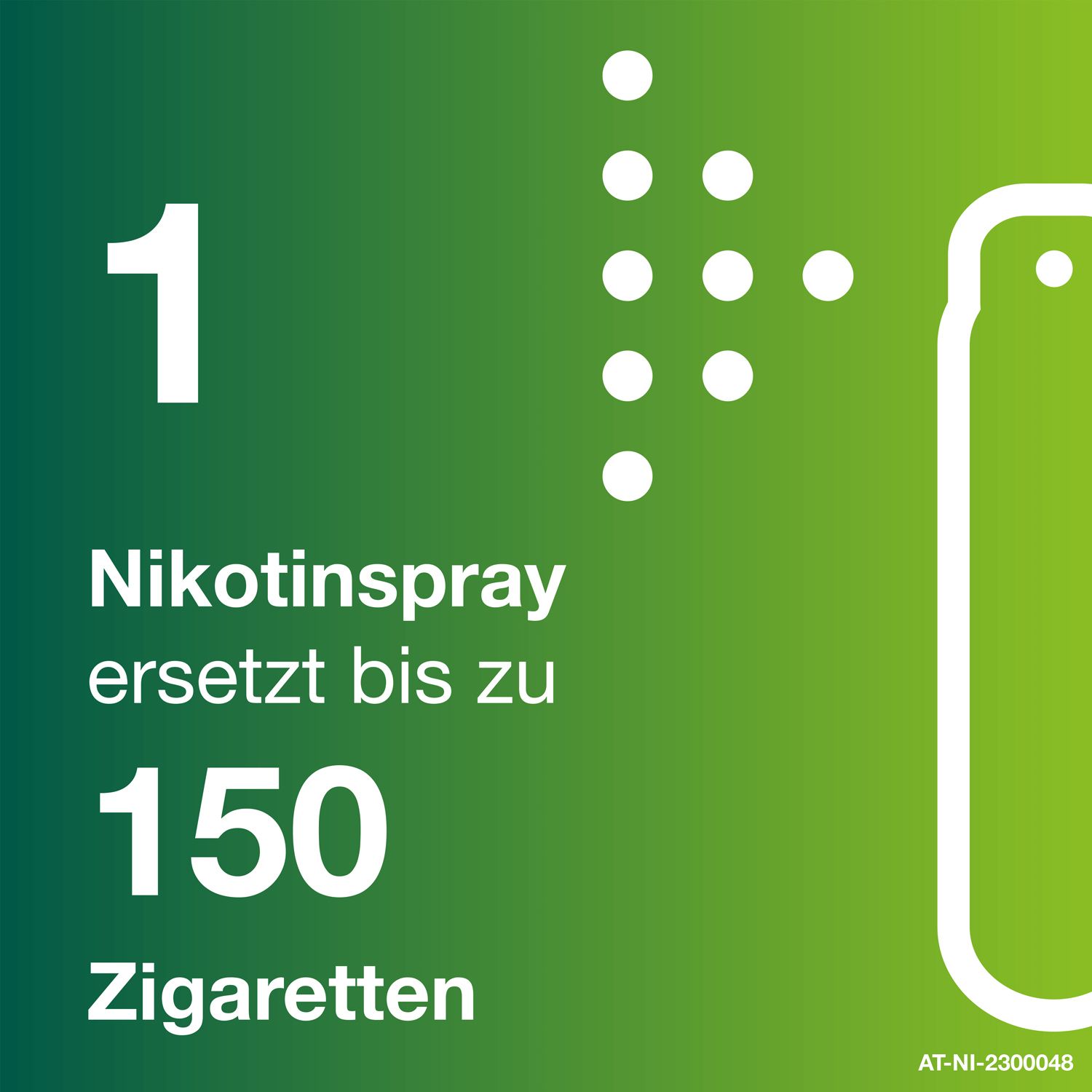 nicorette®  fruit & mint Spray 1 mg - Jetzt 10% sparen mit dem Code „nicorette10“