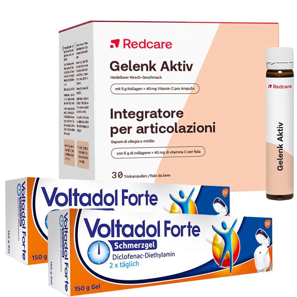 Redcare Gelenkaktiv + Voltadol® Forte Schmerzgel