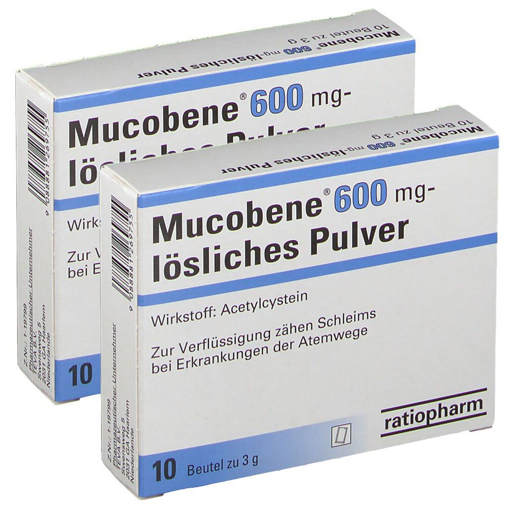 Mucobene® 600 mg lösliches Pulver