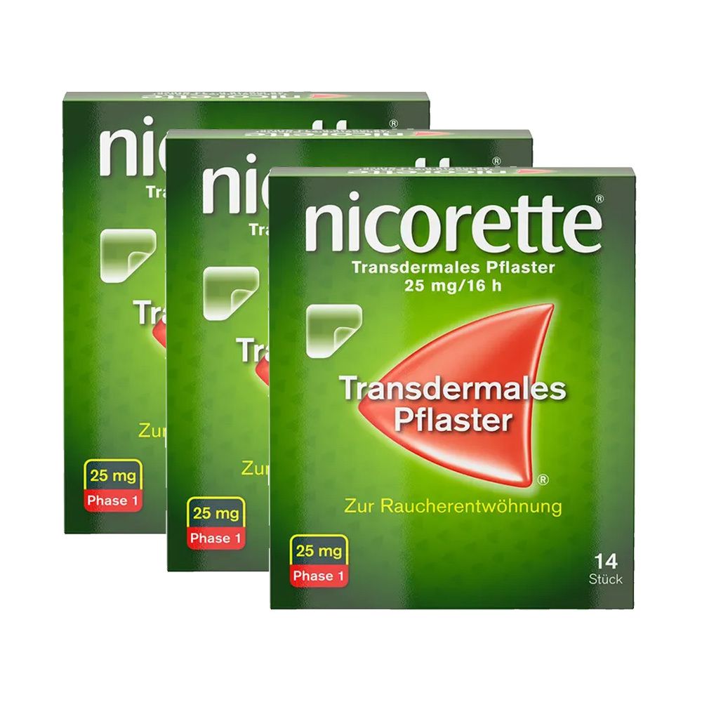 Nicorette® transdermales Pflaster 25mg/16h