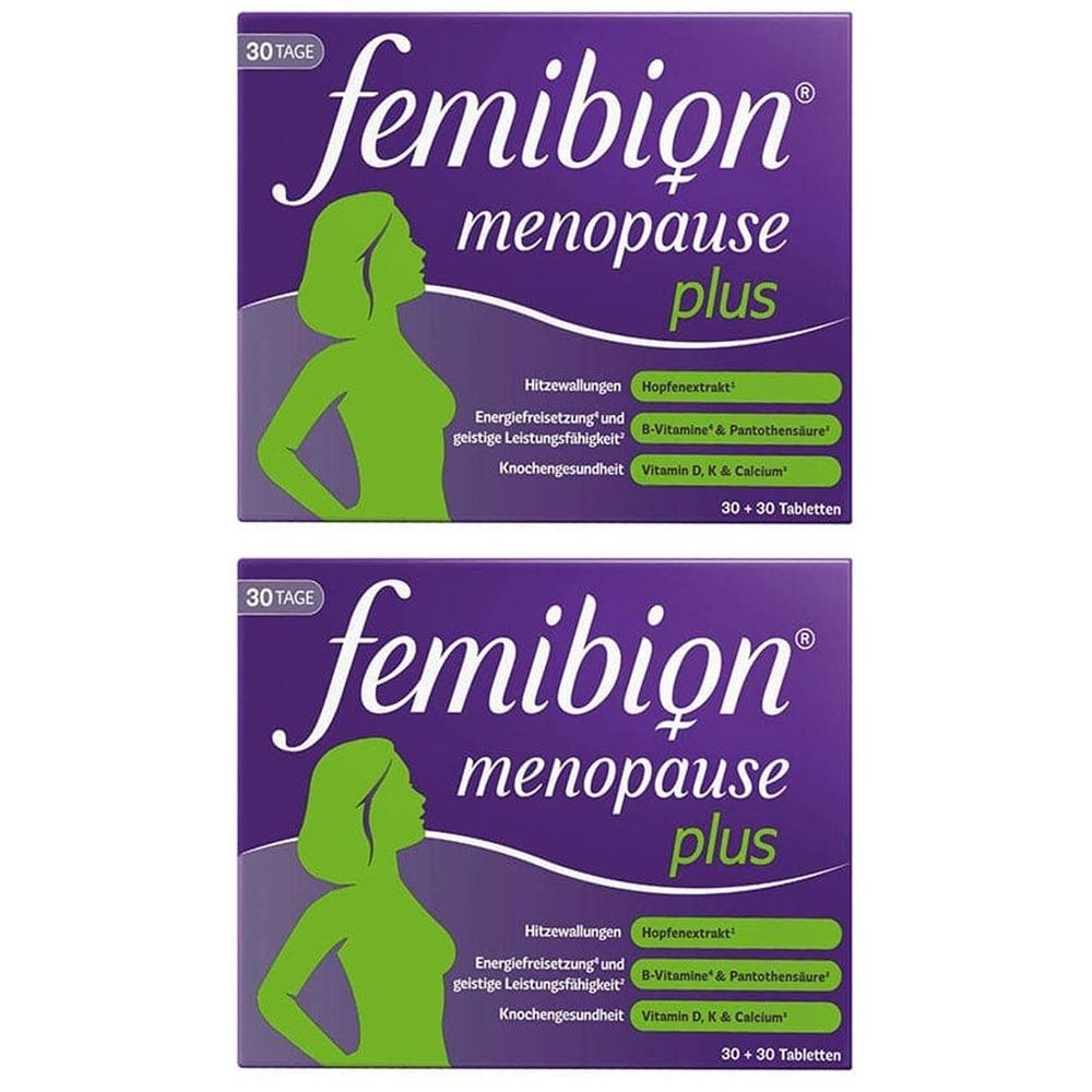 Femibion® Menopause Plus - Jetzt 10% sparen mit dem Code „femibion10“