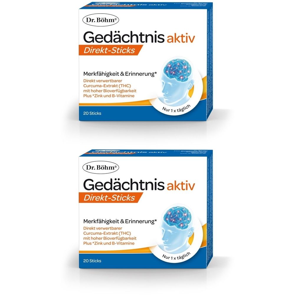 Dr. Böhm® Gedächtnis aktiv Direkt-Sticks