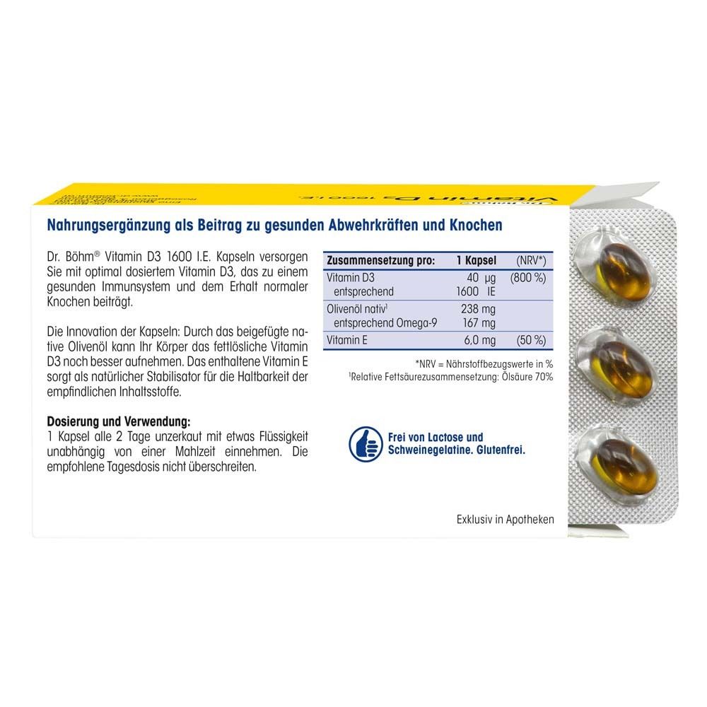 Dr Böhm® Vitamin D3 1600 I.E.