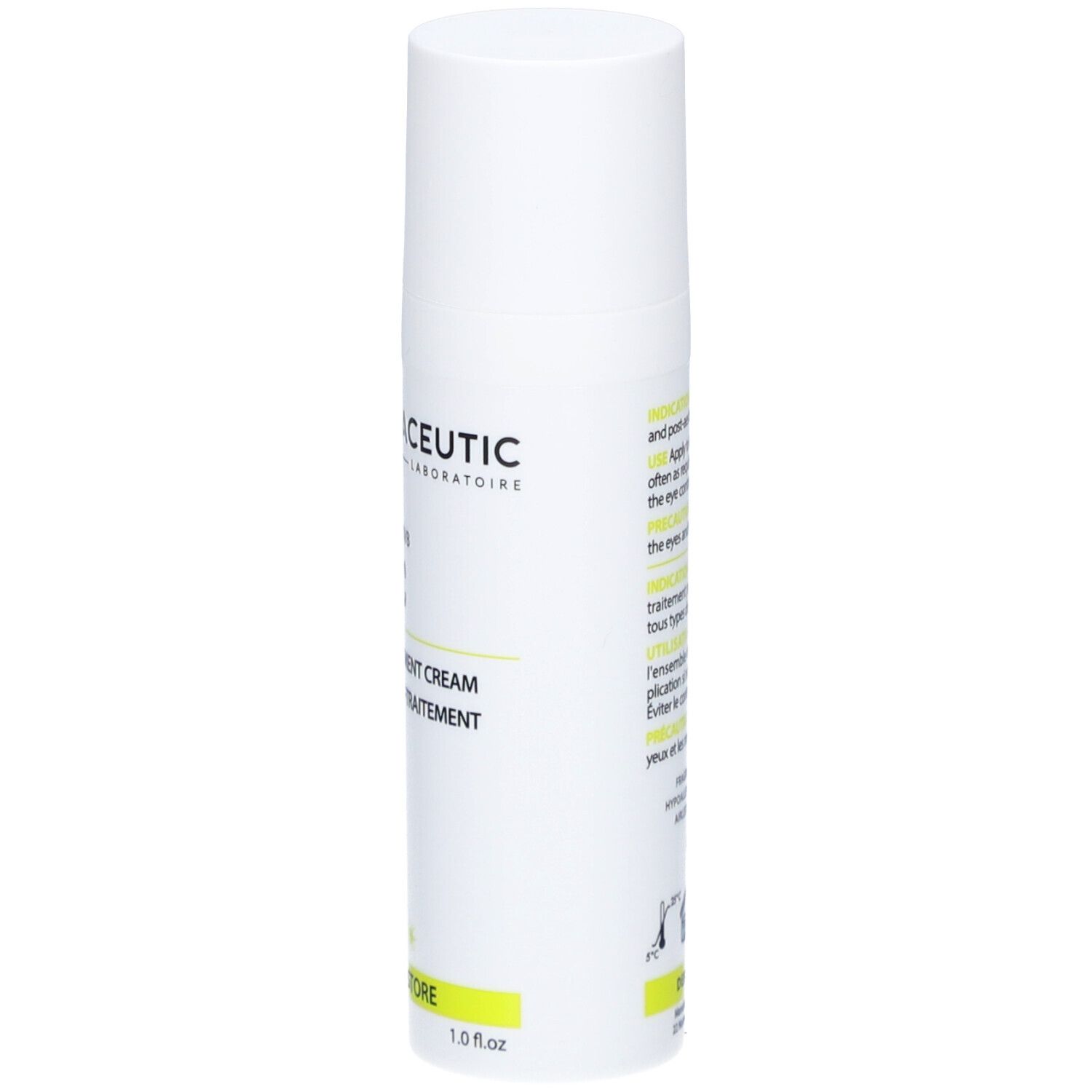Weiße Tube, Text aufgedruckt. K Ceutic Creme. Marke: Dermaceutic. Inhaltsangaben.