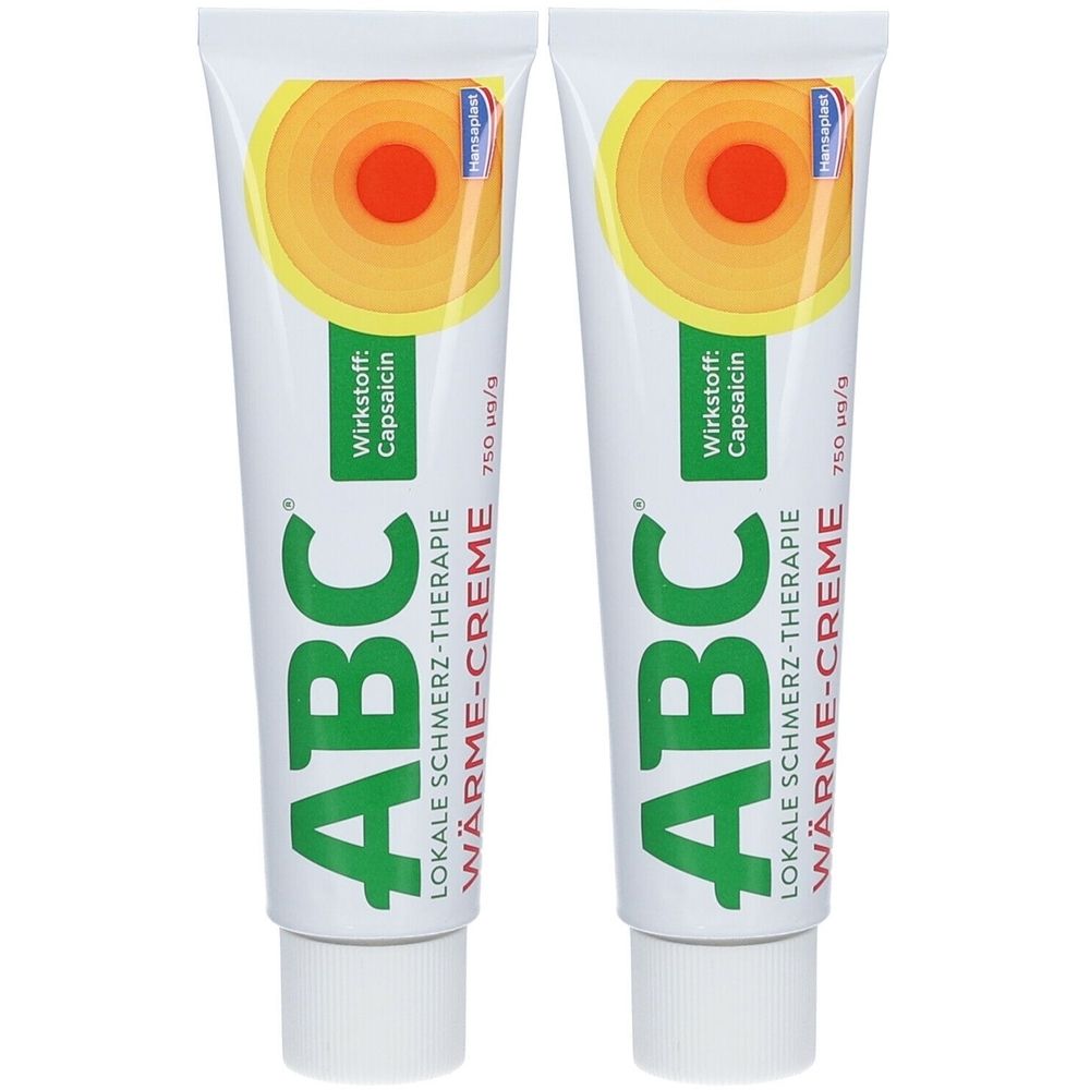 Hansaplast ABC Lokale Schmerz Therapie W rme Creme 2x50 G Shop Apotheke