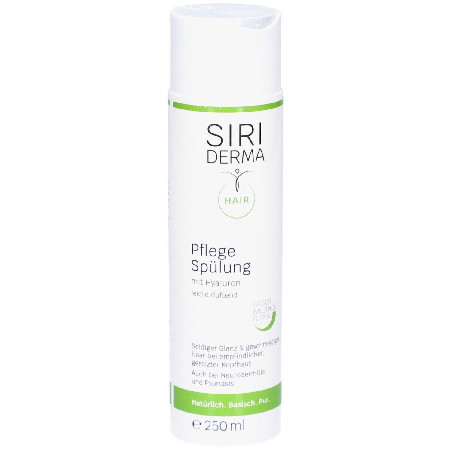 Siri Derma Pflege Spülung mit Hyaluron, leichte Duftnote, 250ml.