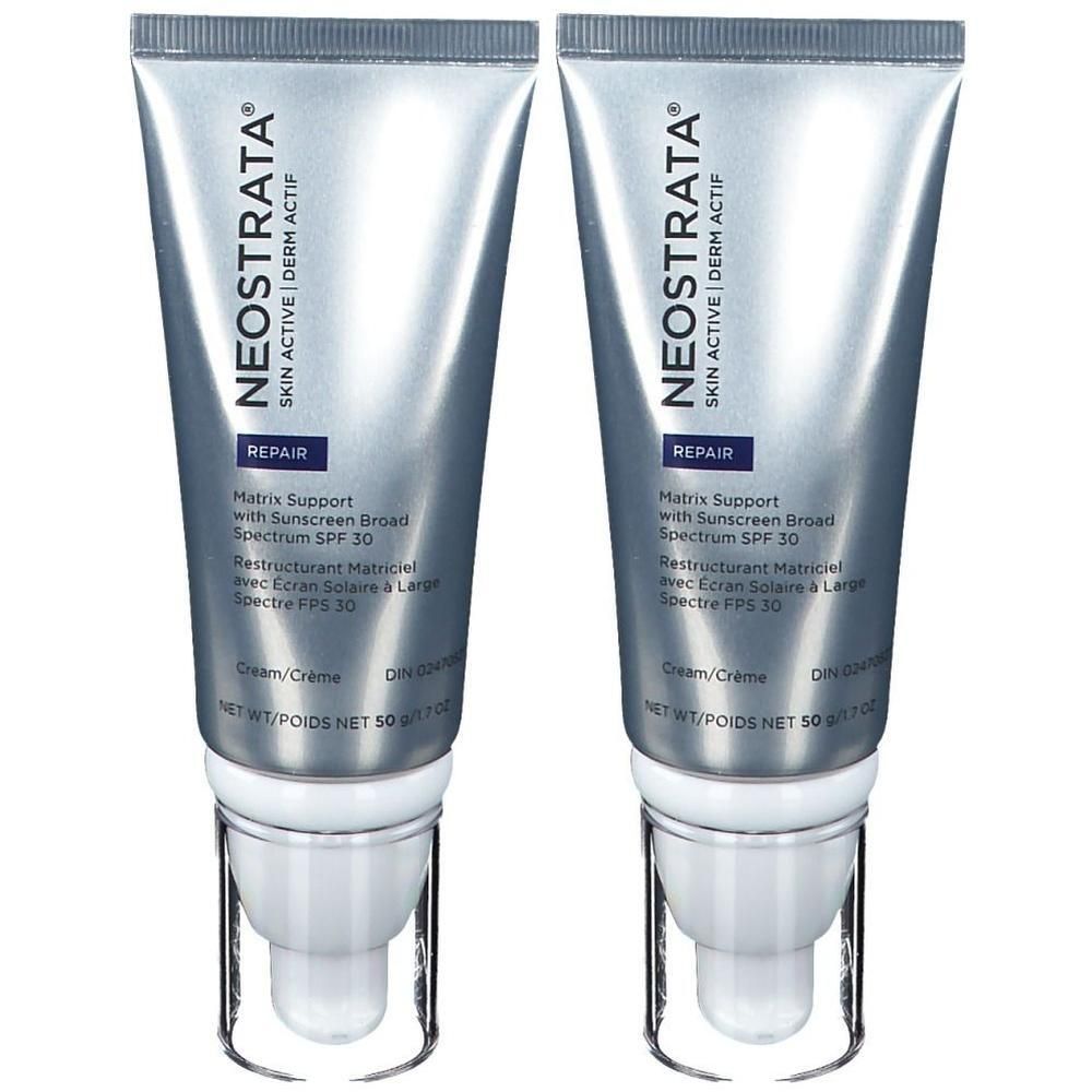 Zwei Tuben NEOSTRATA® Skin Active Matrix Support SPF 30, je 50g.
