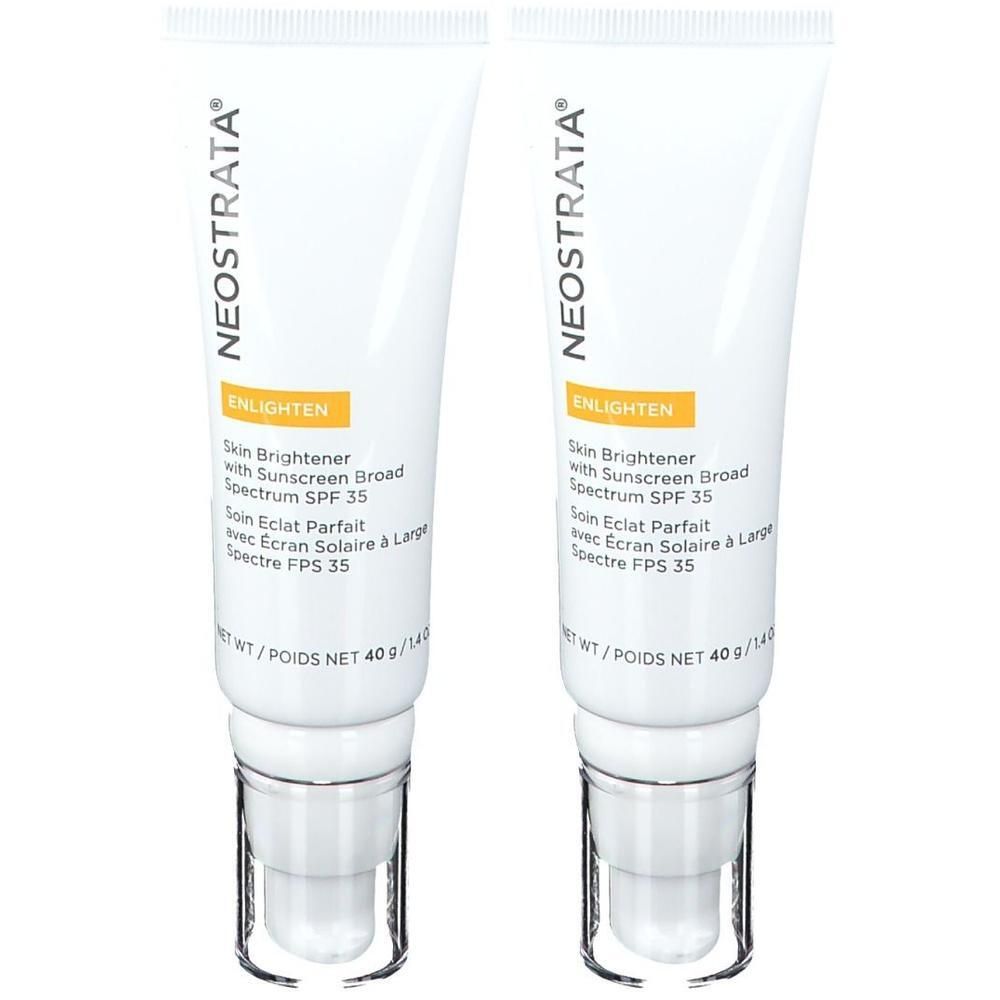 Zwei NEOSTRATA ENLIGHTEN Skin Brightener mit LSF 25, je 40g.