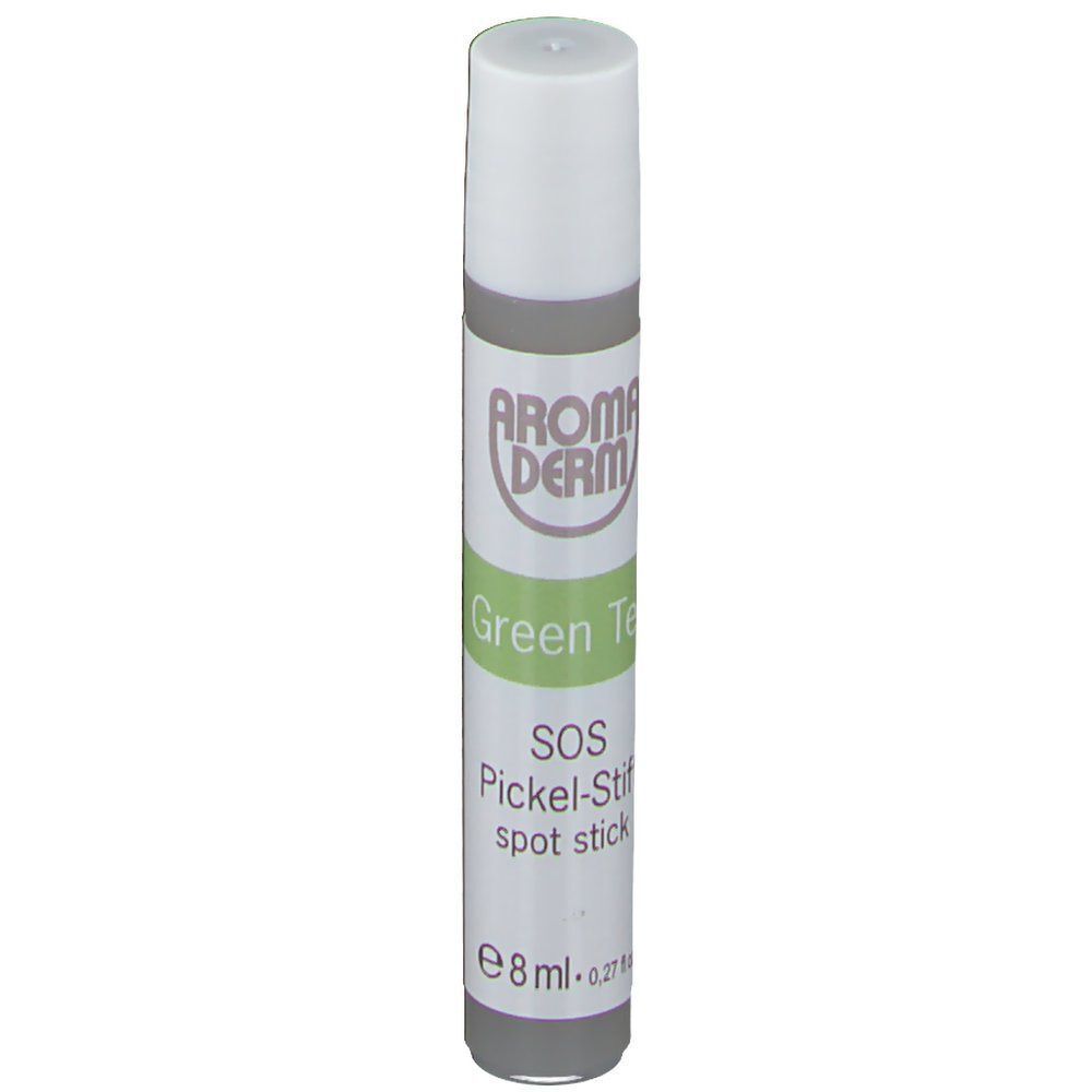 Ein AROMA DERM Green Tea SOS Pickel-Stift Spot Stick, 8ml.