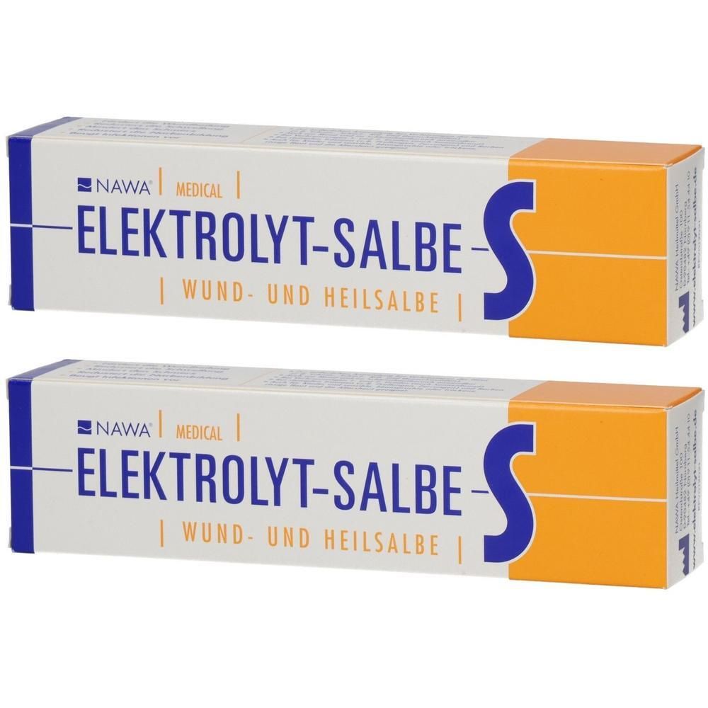 Zwei Packungen NAWA MEDICAL Elektrolyt-Salbe, Wund- und Heilsalbe.