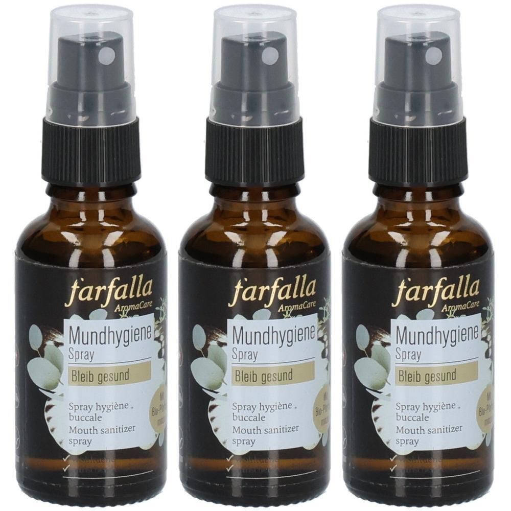 farfalla BLEIB GESUND PFEFFERMINZE MUNDHYGIENE SPRAY