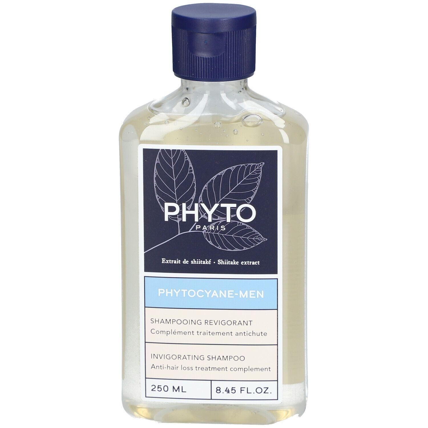 Phyto Phytocyane-Men Shampoo, 250 ml, mit Shiitake-Extrakt.