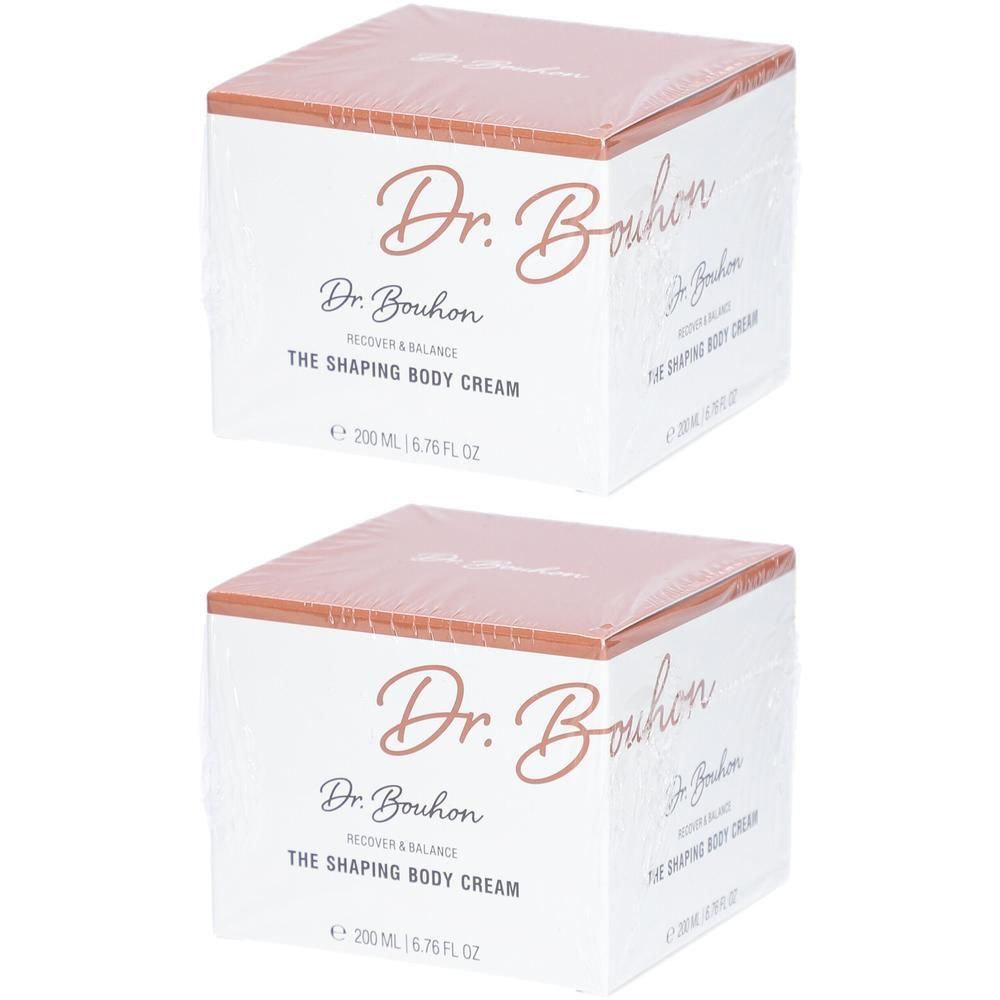 Zwei Kartons Dr. Bouhon Die formende Körpercreme, 200 ml.