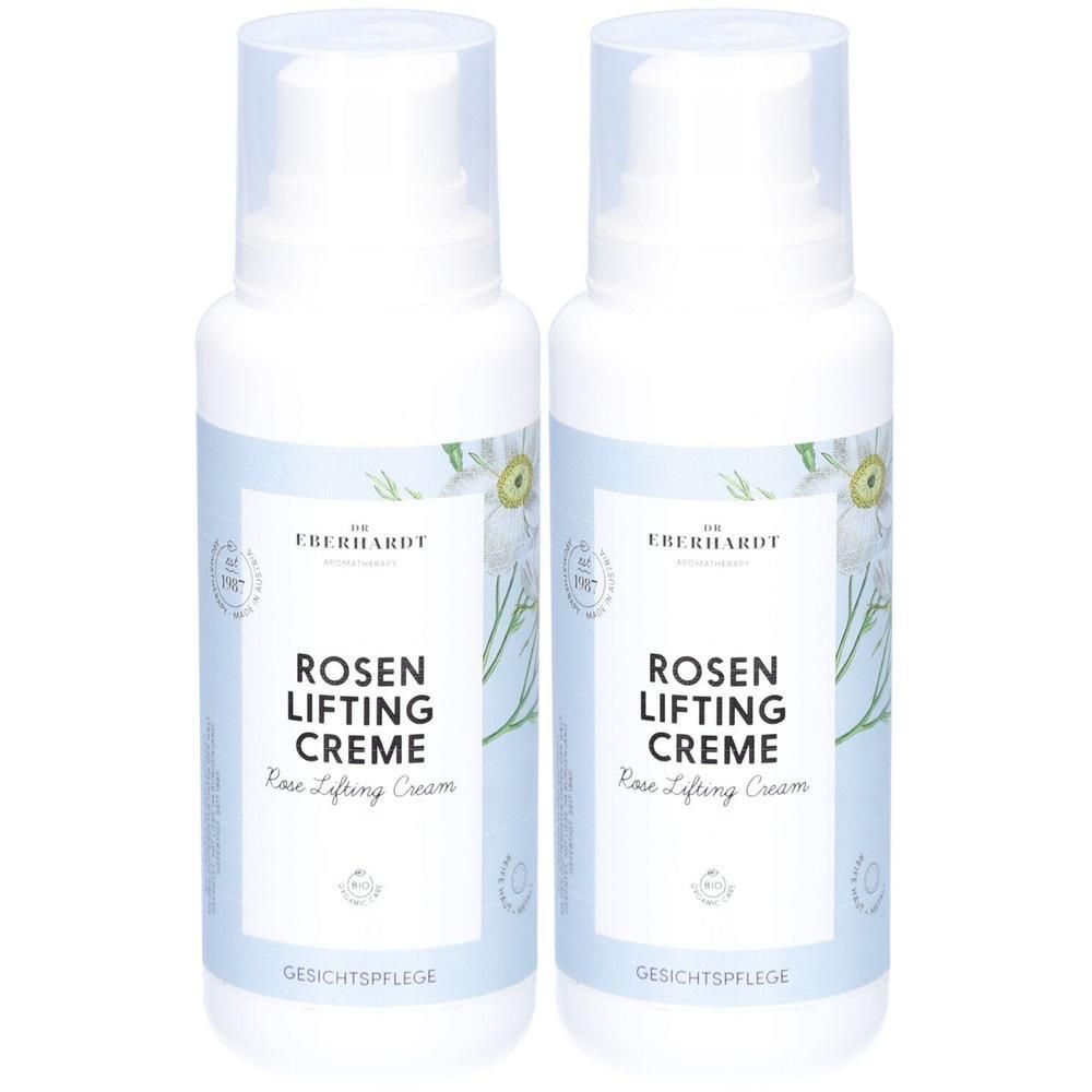 Zwei Flaschen Rosen Lifting Creme von Eberhardt, Gesichtsspflege.