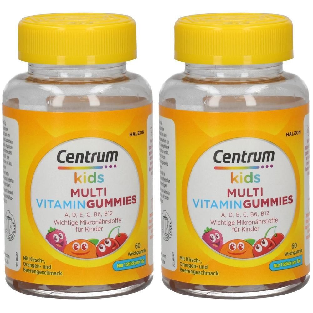 Centrum Gummies Multi Kids - Leckere Multivitamin Gummies mit wichtigen Mikronährstoffen für Kinder