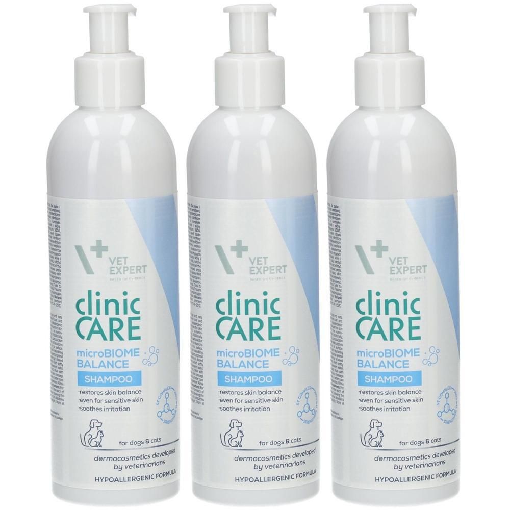 VET EXPERT Clinic Care MicroBIOME BALANCE Shampoo F r Hunde Und Katzen vet-expert-clinic-care-microbiome-balance-shampoo-f-r-hunde-und-katzen