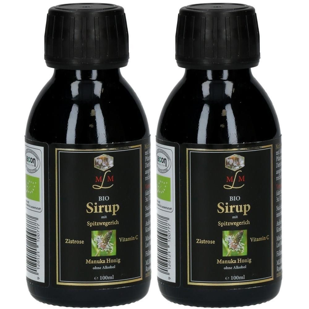 MLM BIO Sirup mit Spitzwegerich