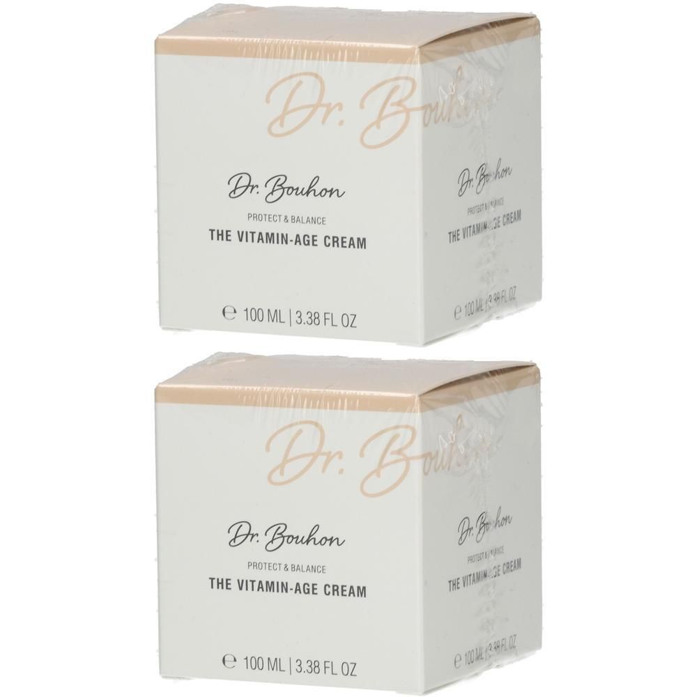 Zwei Schachteln Dr. Bouhon Vitamin-Age Cream, 100 ml.