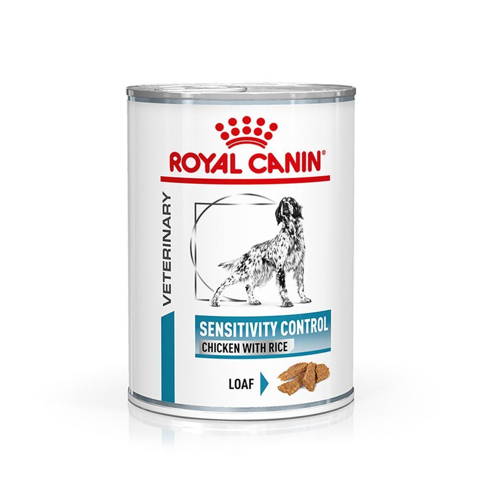 Dose ROYAL CANIN® SENSITIVITY CONTROL Huhn mit Reis Mousse Hundefutter.