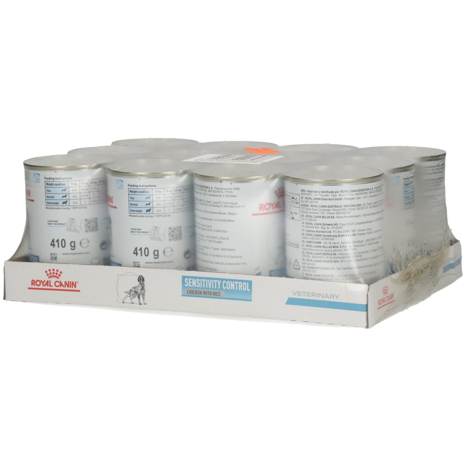 Royal Canin Sensitivity Control Huhn mit Reis Mousse Hundefutter, 12er Packung.
