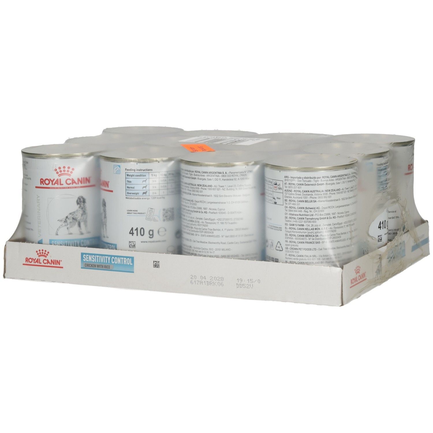 Royal Canin Sensitivity Control Huhn mit Reis Mousse Hundefutter, 12er Packung.