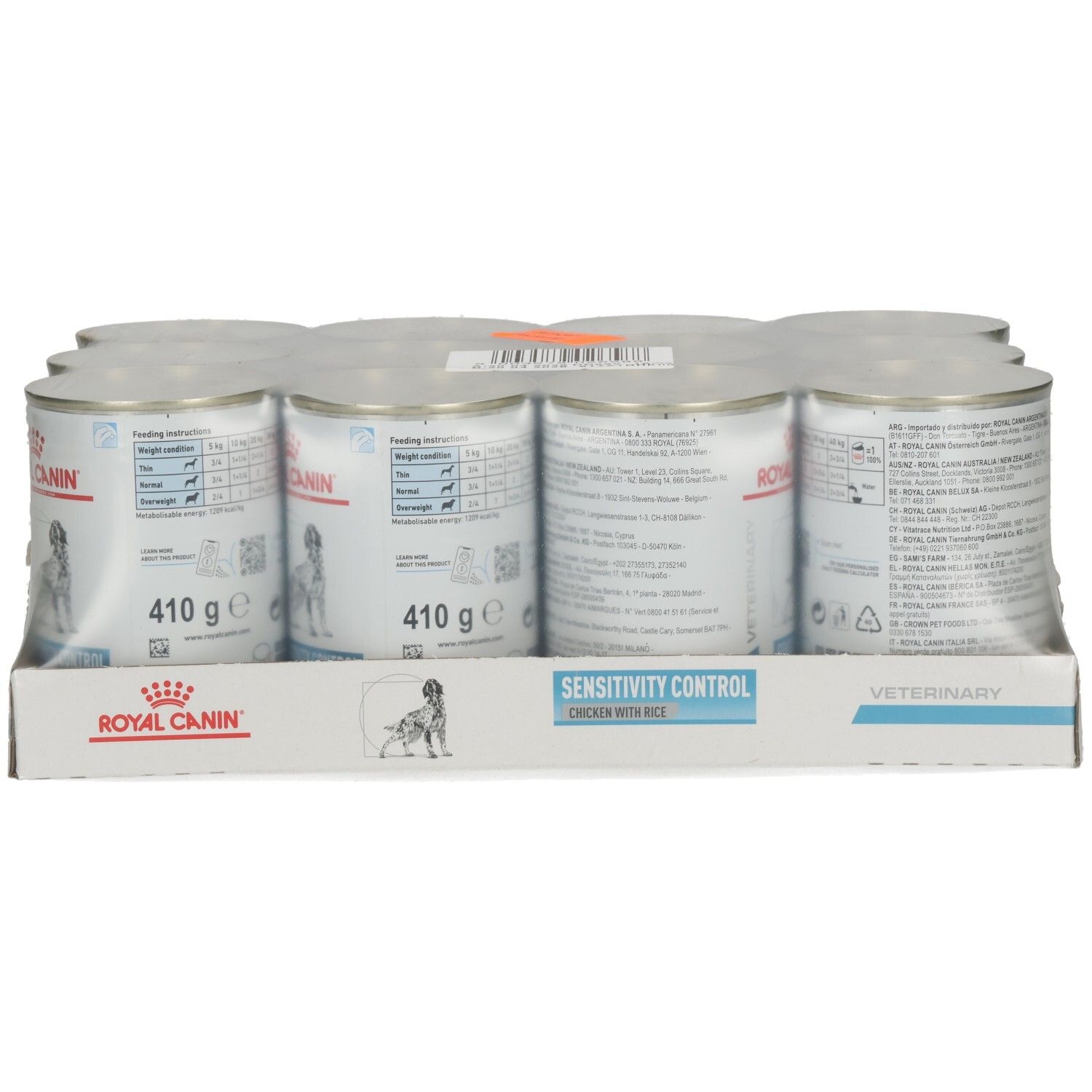 Royal Canin Sensitivity Control Huhn mit Reis Mousse Hundefutter, 12er Packung.