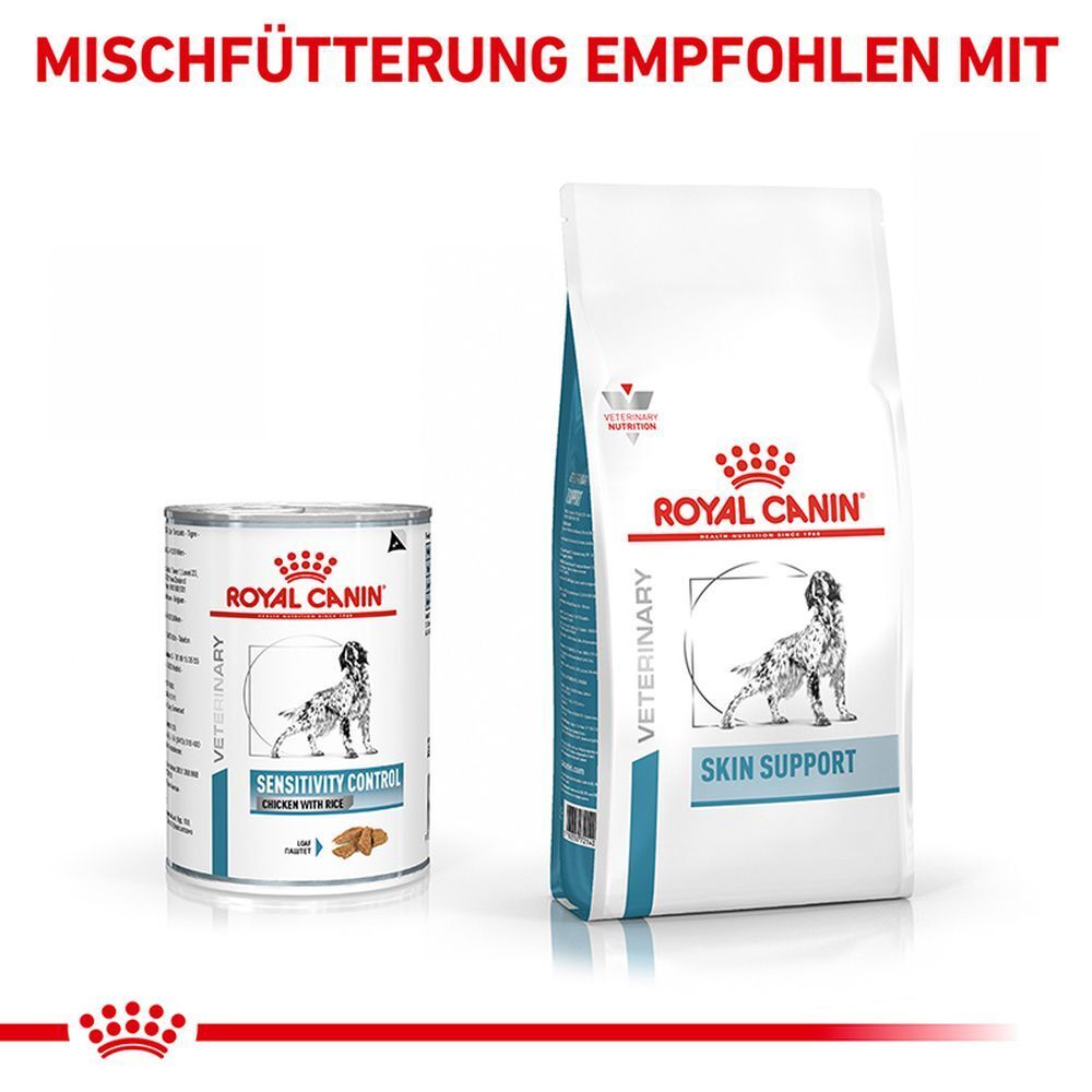 Dose ROYAL CANIN® SENSITIVITY CONTROL Huhn mit Reis Mousse Hundefutter.