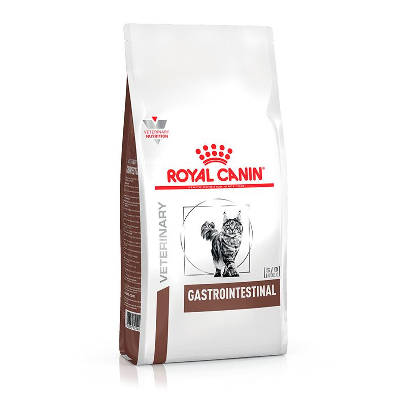 Royal Canin Gastrointestinal Trockennahrung für Katzen, 1,5 kg Beutel.