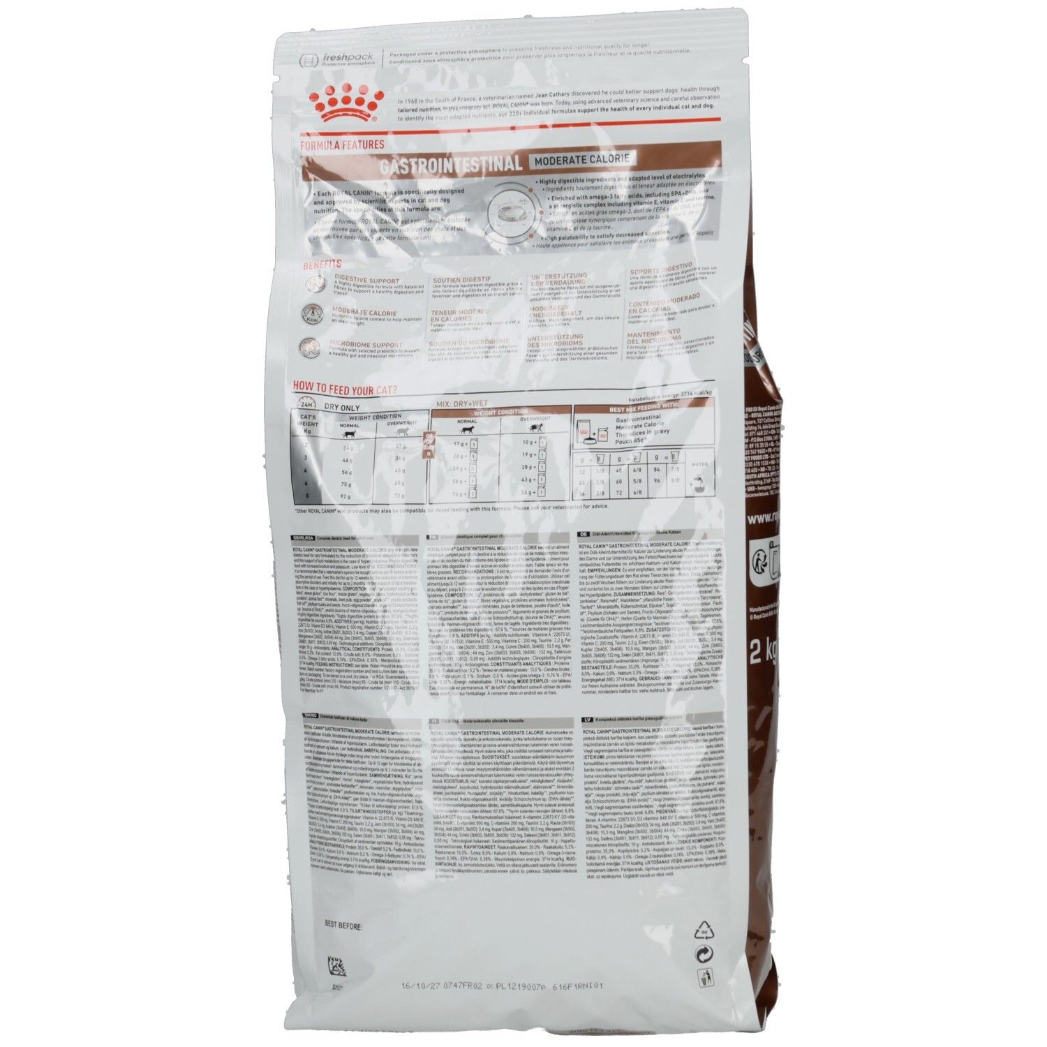 ROYAL CANIN®  GASTROINTESTINAL MODERATE CALORIE Trockennahrung für Katzen