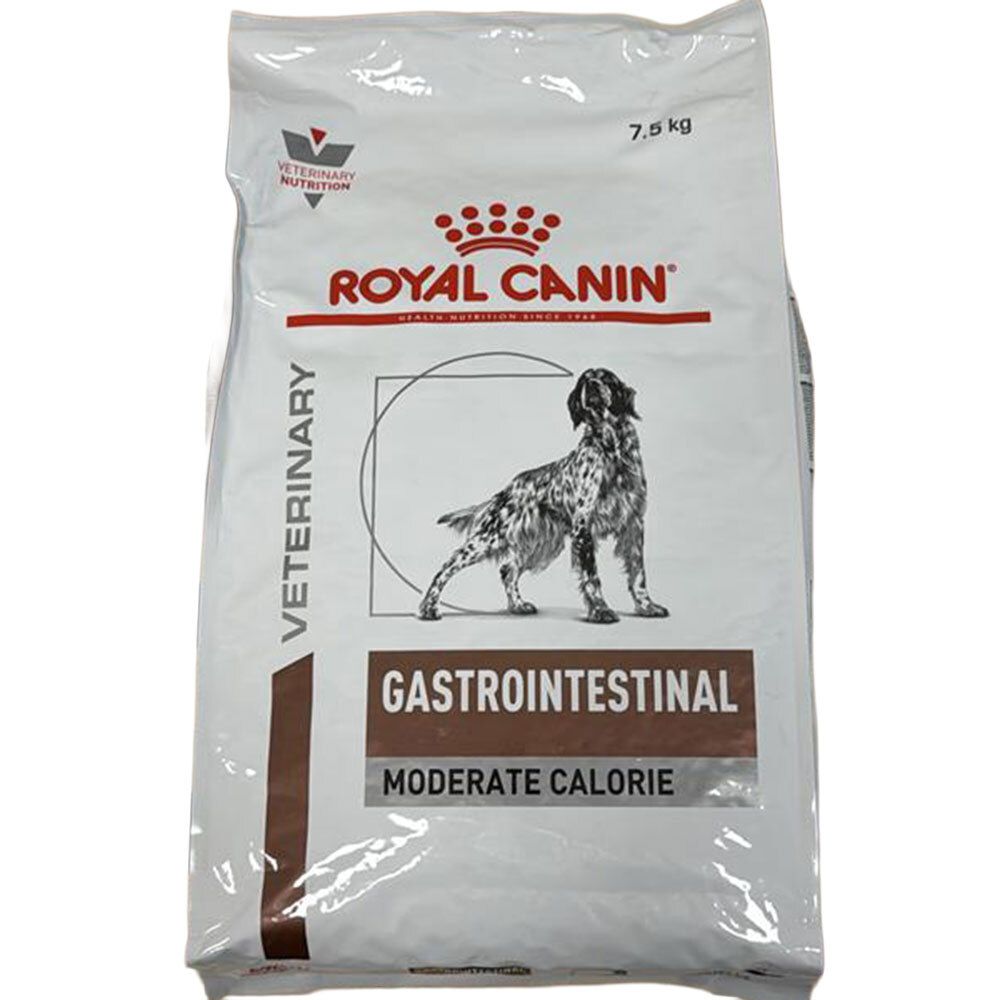 Royal Canin Hundefutter, 7,5 kg Sack, GASTROINTESTINAL MODERATE CALORIE.