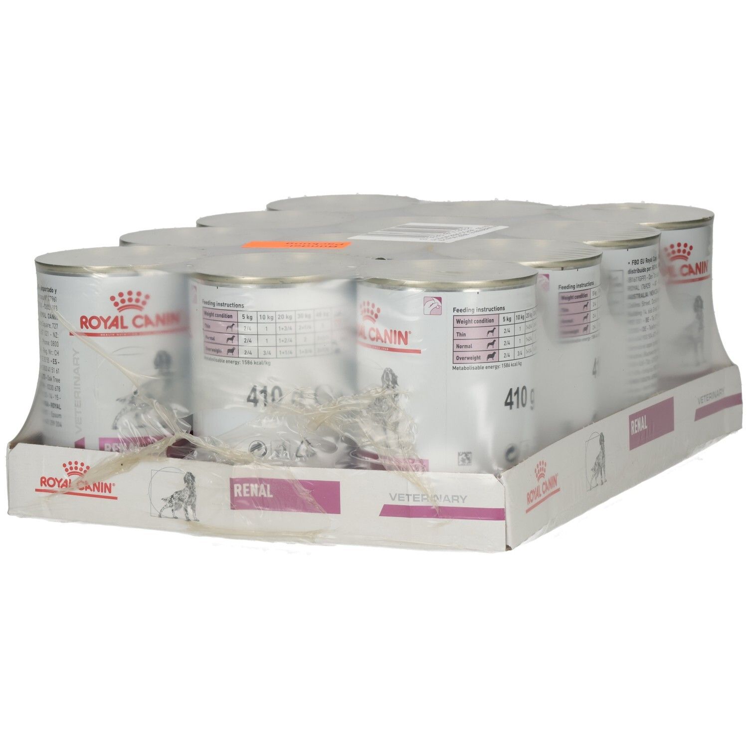 6 Dosen Royal Canin RENAL Mousse Hundefutter, je 410g.