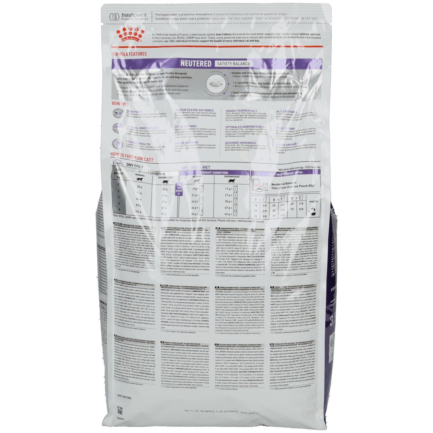 ROYAL CANIN® Expert NEUTERED SATIETY BALANCE Trockennahrung für Katzen