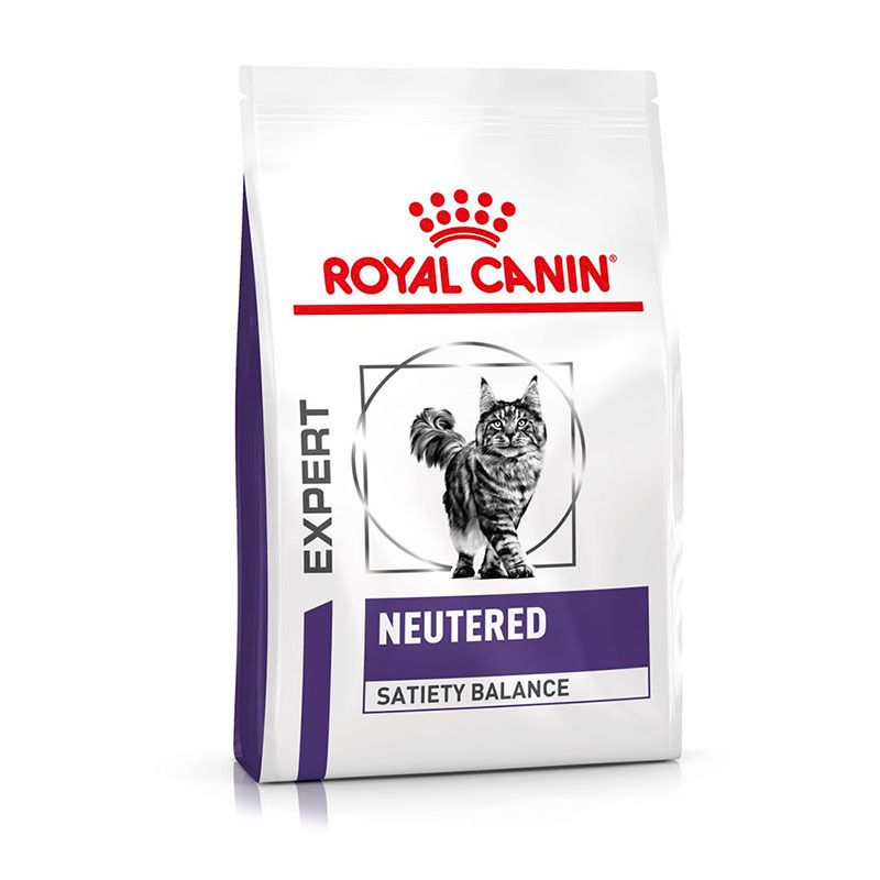 ROYAL CANIN® Expert NEUTERED SATIETY BALANCE Trockennahrung für Katzen, 1,5 kg Beutel.