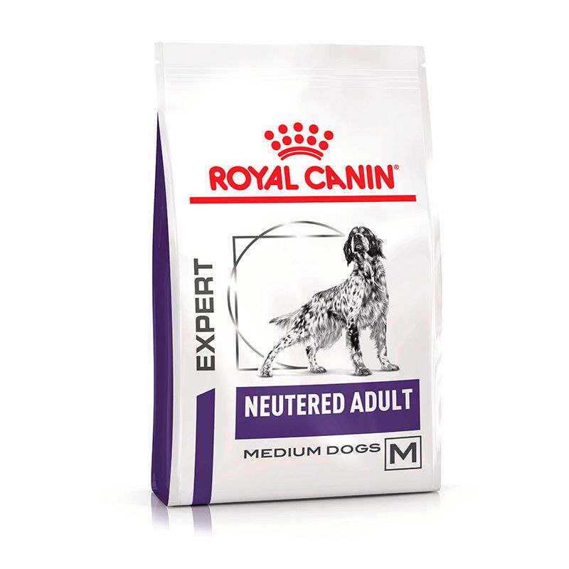 Royal Canin Expert Neutered Adult Medium Dogs Trockennahrung für Hunde, 9 kg Beutel.
