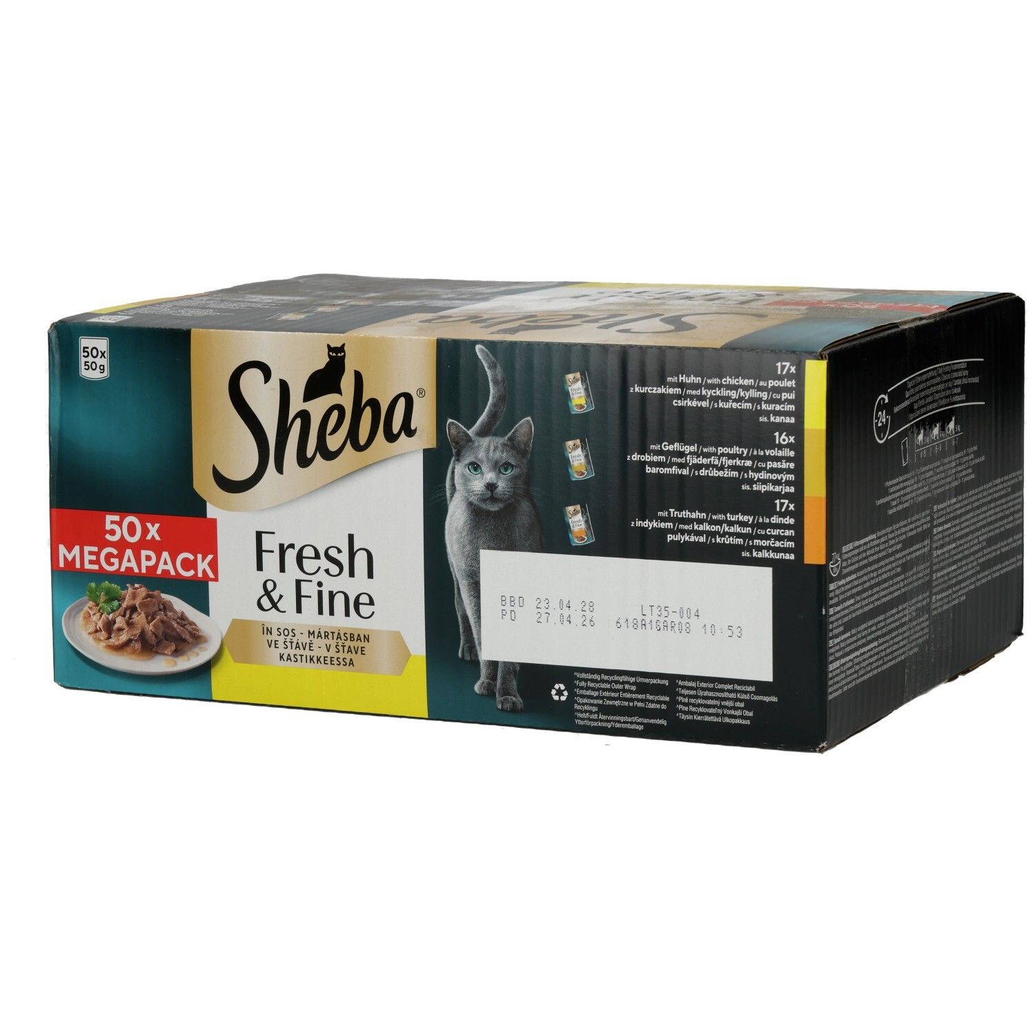 Pedigree Dentastix 8x7 Stück (2.16kg), Zahnpflege für Hunde.